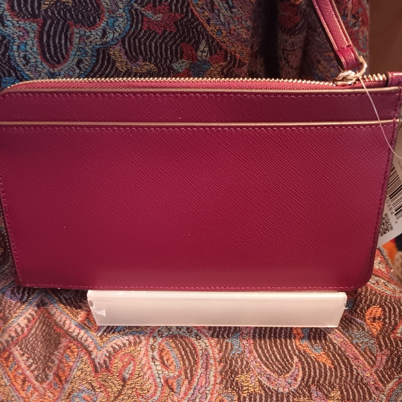 BRAND NEW KATE SPADE WRISTLET AND ALBA CROSSBODY WINE BUNDLE - Picture 4 of 13